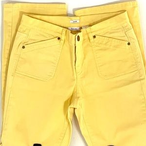 Liz & Co. Women's Yellow Stretch Jeans